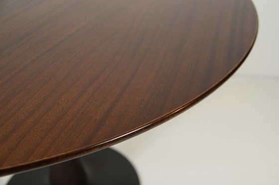 Image 1 of Mesa de comedor con pedestal de mediados de siglo de Dřevotvar Jablonné, década de 1960, restaurada