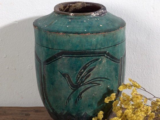 Vase chinois ancien avec cadres octogonaux (c.1820) #19 (photo 2 of 40)