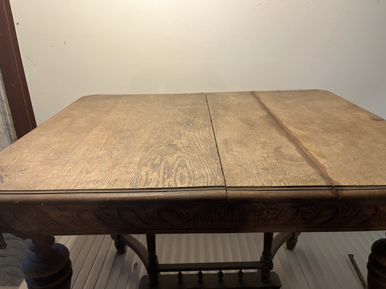 Tavolo Rovere Antico 80x100cm / 72cm Alto - Teste di Leone – Tavoli, Metal, Wood (photo 8 of 8)