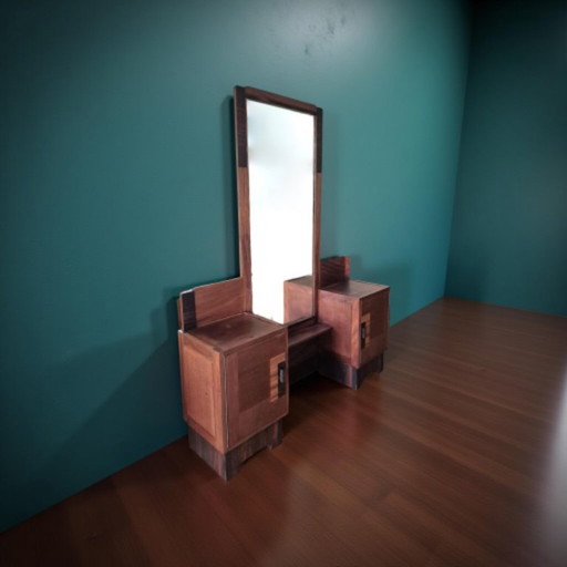 Amsterdam school dressing table 't Woonhuys, Netherlands 1920s