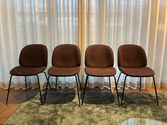 Image 1 of 4x Gubi Beetle chairs
