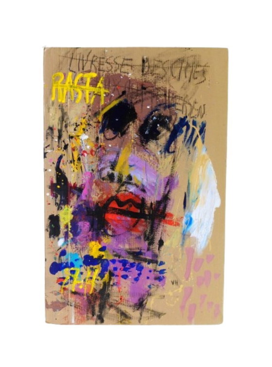 Image 1 of Victor Hasch (1945-2012) mixed technique on cardboard