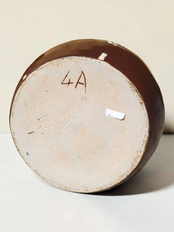 Stoneware vase "snake skin", Léon Pointu, Art Deco – Porcelain (photo 9 of 11)