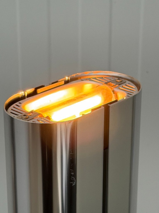Lámpara de pie de diseño Artemide Megaron – Lámparas de pie, Metal, polished steel (photo 5 of 14)