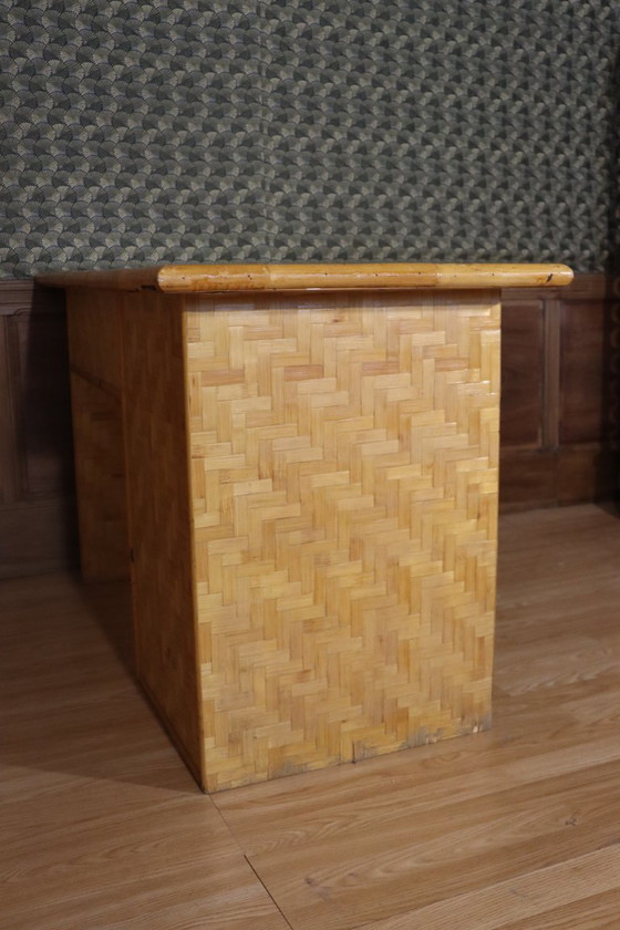 Image 1 of Rattan desk by Dal Vera Italy