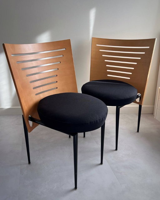 2x Castelijn Harmonica chairs Mazairac & Boonzaaijer