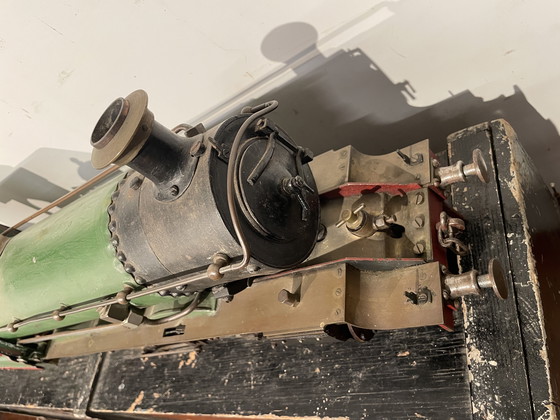 Image 1 of Stoomtrein Op Schaal in Originele Opbergbox Stoomlocomotief De Haan Rotterdam