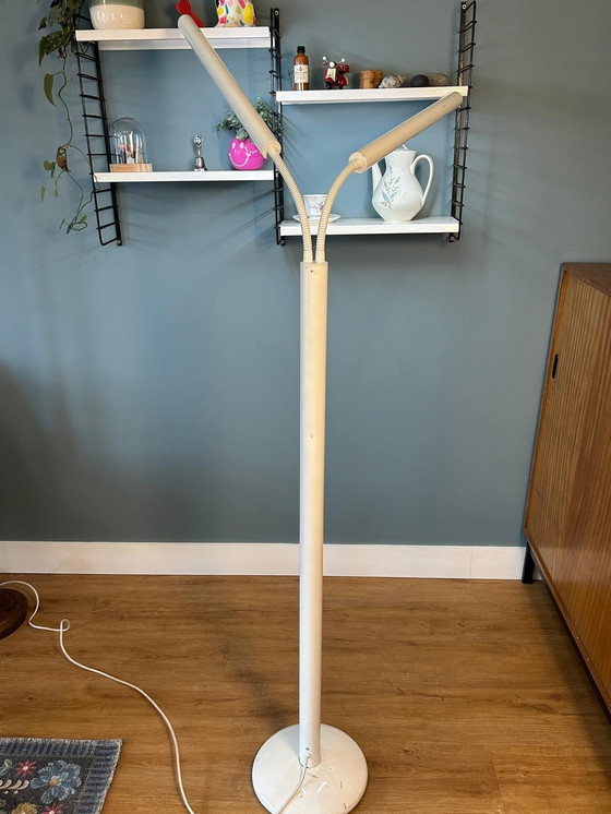 Image 1 of Vintage Vloerlamp Wit