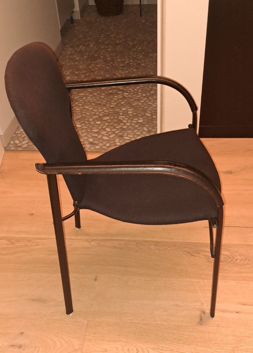6 x Castelli stackelble chair by Giancarlo Piretti