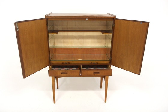 Mueble Bar Escandinavo de Teca, Sweden, 1950, Scandinavian (foto 4 de 7)