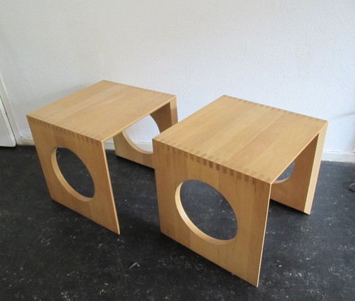 2x Jens Quistgaard Cube Side Tables Richard Nissen