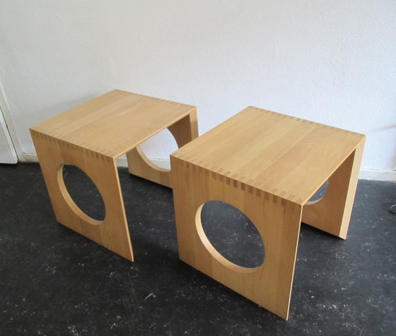 Image 1 of 2x Jens Quistgaard Cube Side Tables Richard Nissen