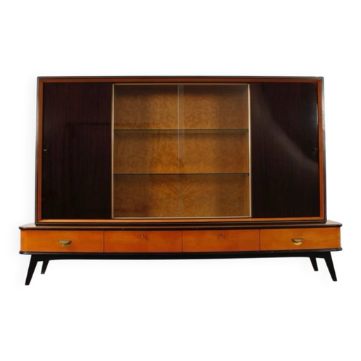 Aparador vintage años 50 de Musterring Highboard Vitrina Bar Cómoda