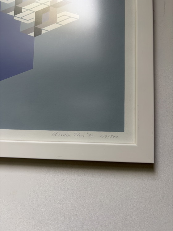 Image 1 of Zeefdruk Geometrie (1987) van Ursula Pless