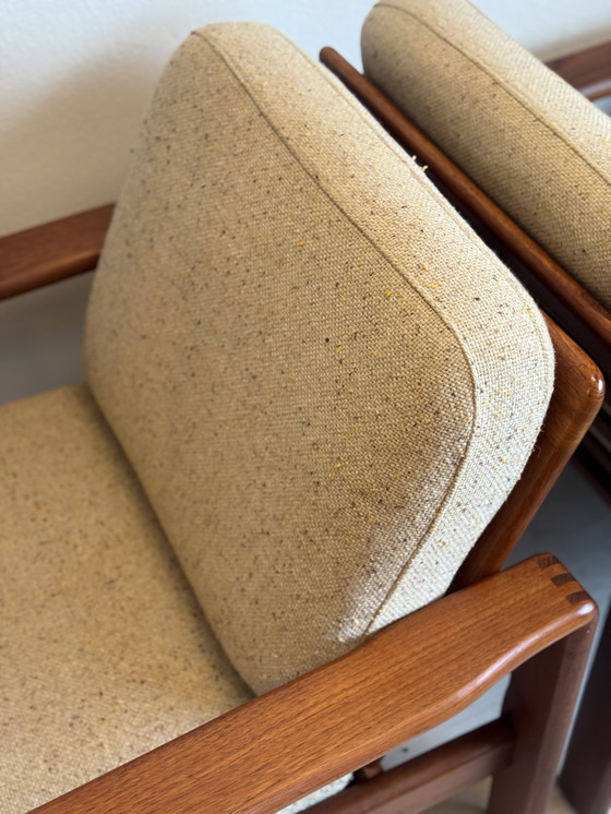 Image 1 of Vintage Danish easy chairs teak 1960s