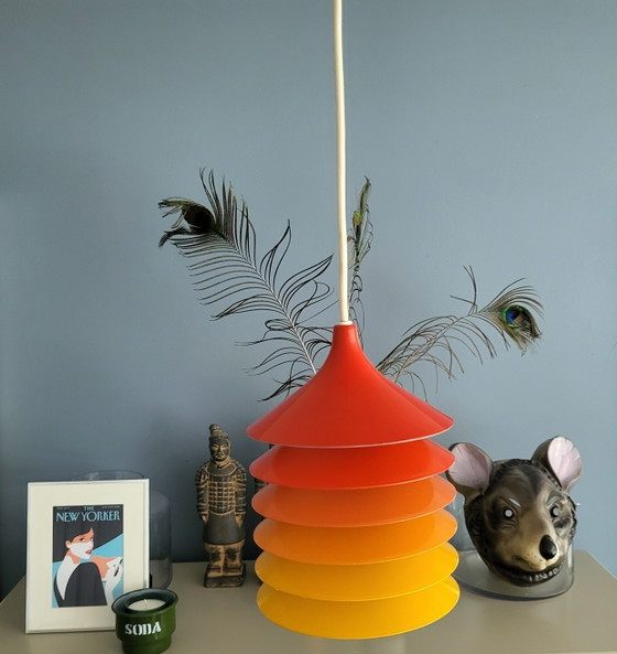 Image 1 of Duett hanging lamp by Bent Gantzel Boysen for Ikea, 1970s.