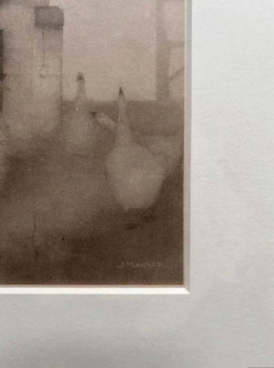 Image 1 of Jan Mankes 1889-1920 / Original Heliogravure Ganzenliesje 1923