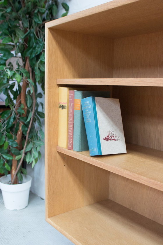 Image 1 of WK Möbel libreria a ripiani alti in rovere vintage