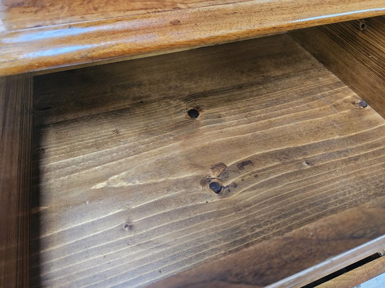 Image 1 of Art Decò Display Cabinet in Walnut Burl