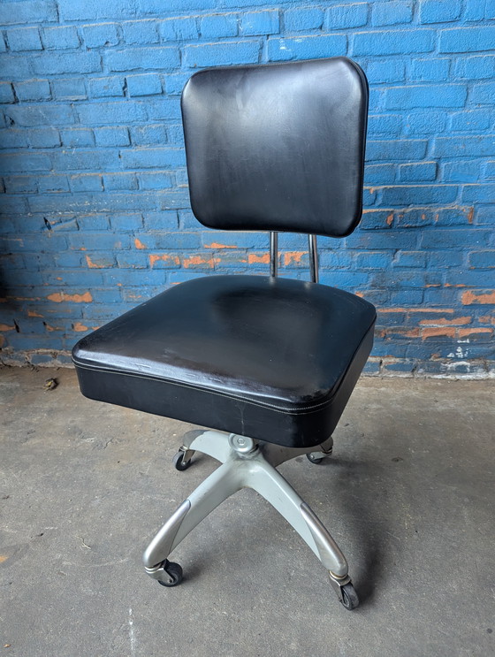Image 1 of Sedia da ufficio vintage da lavoro, anni '50
