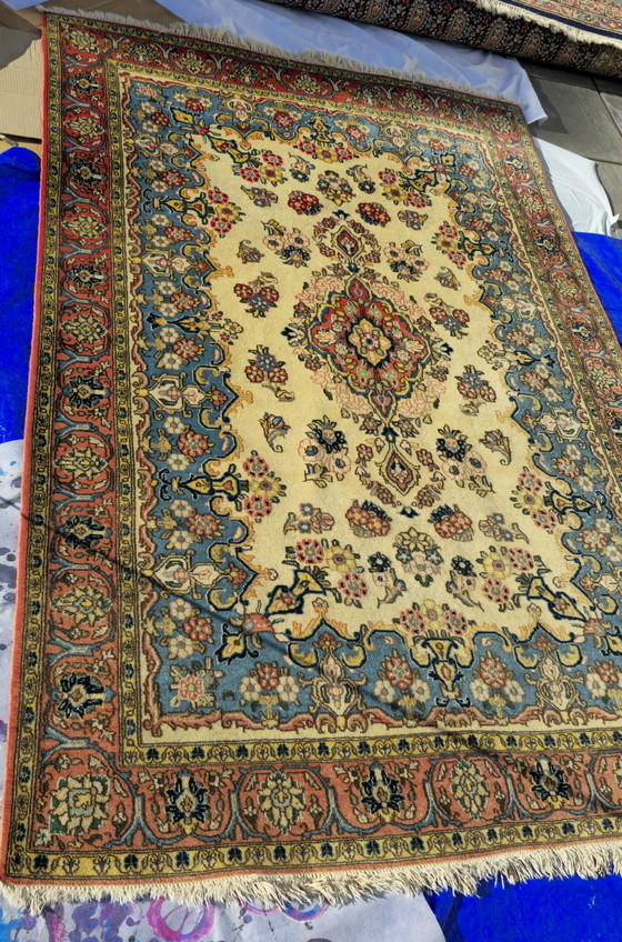 Image 1 of Tappeto Ghom/Qom 216x142 cm 1,2 milioni di nodi/m² lana kork con seta tappeto persiano
