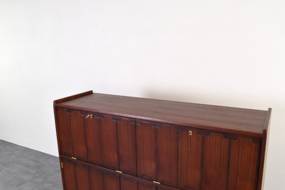 Image 1 of Mid-Century Norwegian Teak Highboard, 1960s.
