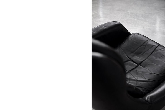 Image 1 of Vintage Mid-Century Scandinavian Modern Swivel Lounge Chair From Selig Imperial, 1970s