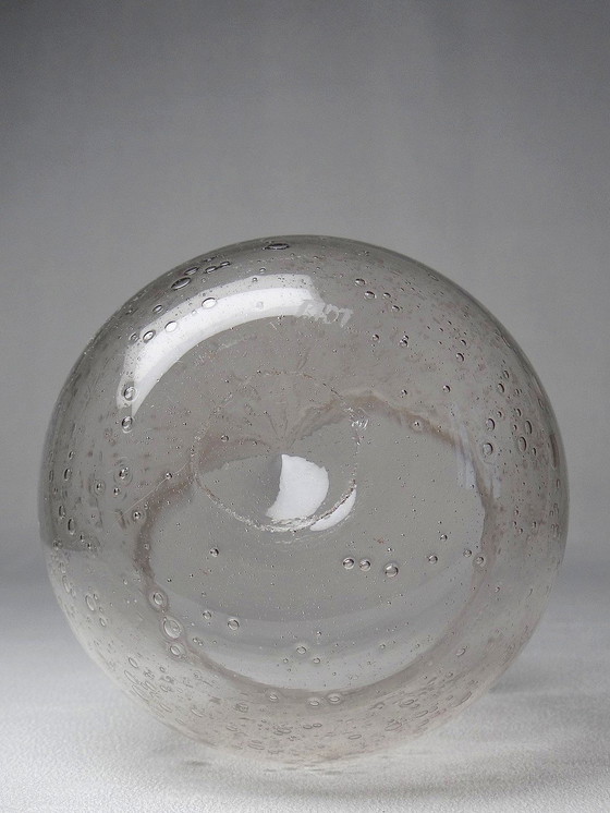 Image 1 of Vintage Bubbelglas Pot Verrerie De Biot