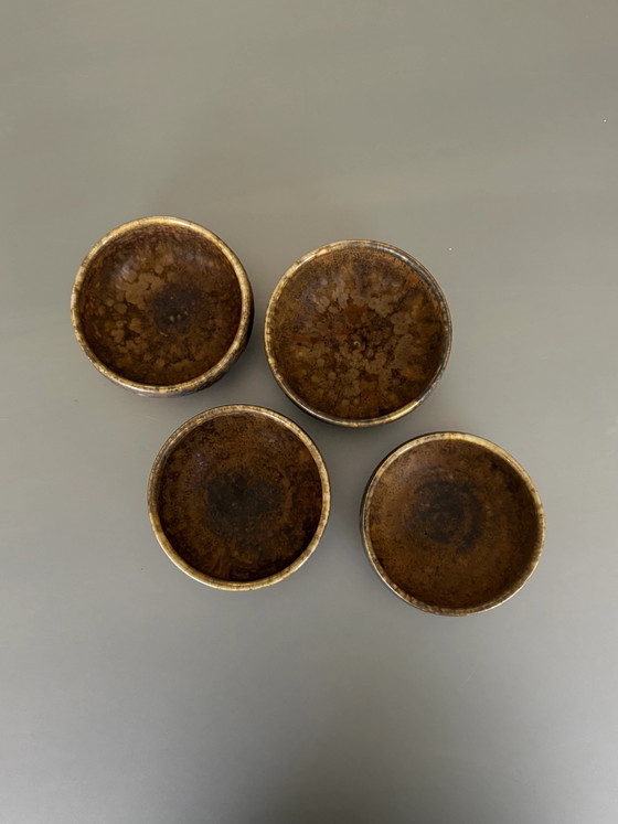 Set of 4 Vintage handmade ceramic bowls – Mid Century Modern (photo 3 of 5)