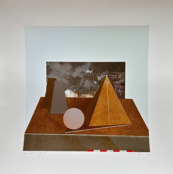 Image 1 of Sérigraphie Martin R. Baeyens - Nature morte