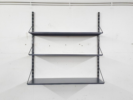 Image 1 of Metalen Tjerk Reijenga voor Pilastro boekenplanken, Nederland 1950's