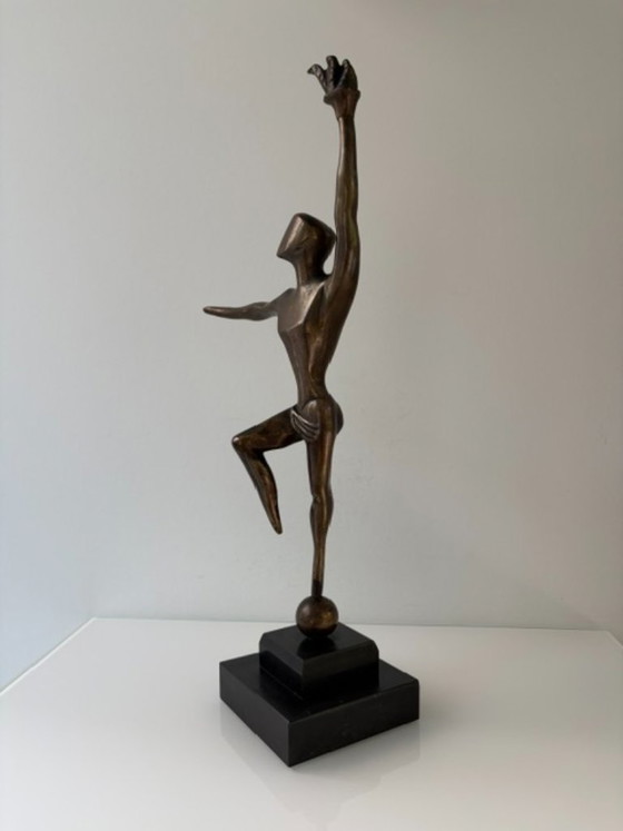 Esculturas modernistas de bronce Louis Nelen ca. 1960 – Stone (photo 6 of 11)