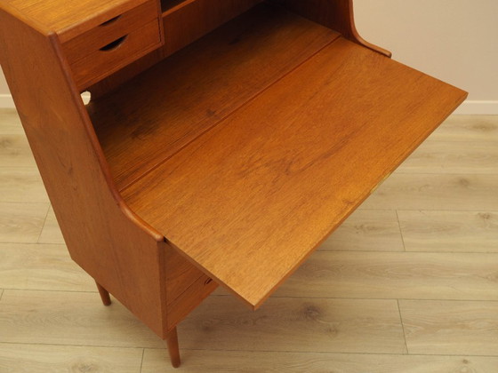 Image 1 of Teakhouten secretaire, Deens design, jaren 60, ontwerper: Arne Wahl Iversen, fabrikant: Vinde Møbelfabrik