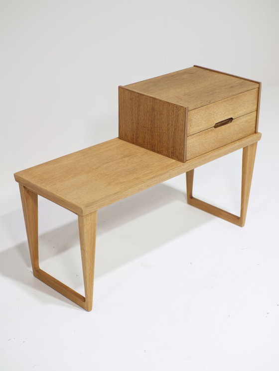 Image 1 of Kai Kristiansen Flurschrank mit Spiegel Aksel Kjersgaard Eiche