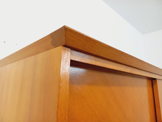 Image 1 of Vintage oak wardrobe from the 1960s