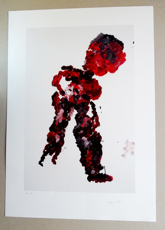 Image 1 of Armando - "Der Krieger 2015 " - Handgesigneerd - Kleurengiclée - Oplage 30 + E.A.