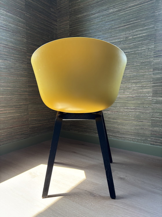 HAY About a Chair AAC22 - Giallo - Set di 4 – Sedie da pranzo, Plastic, Wood (photo 4 of 9)