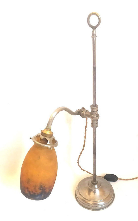 Image 1 of Muller Art Deco Height Adjustable Table Lamp, 53 cm