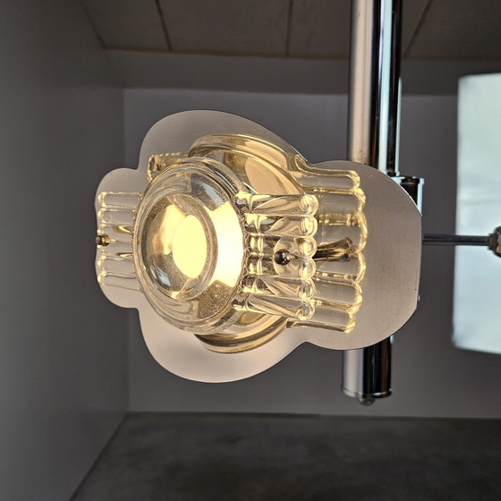 Image 1 of Vintage Italian Pendant Lamp, Glass