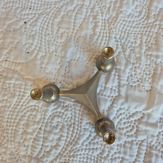 Coppia di portacandele modulari vintage Nagel S22 – Metal (photo 8 of 14)