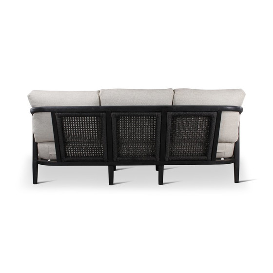 Image 1 of Banc de jardin Castle Line en teck noir