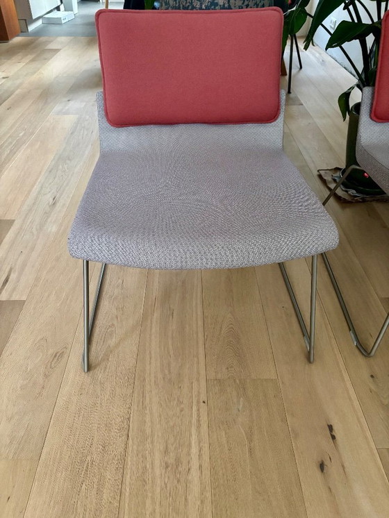 Image 1 of 2x Sillón Relax Trienal Gispen Rosa – Diseño y Confort