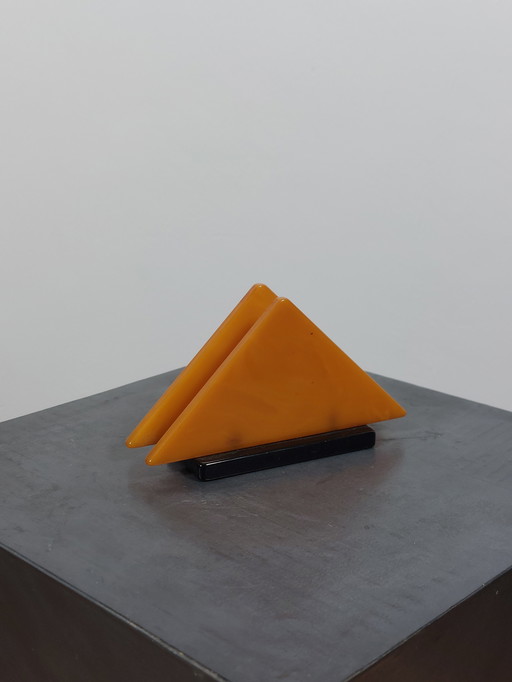 Organiseur de bureau Art Déco en bakélite, porte-lettres