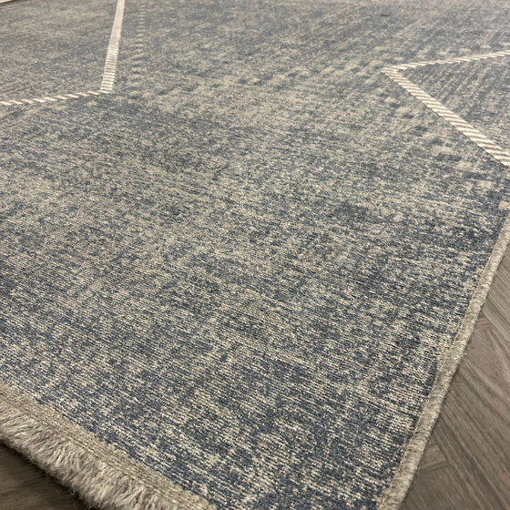 Image 1 of Brinker Carpets Linea Dessin 105 Blauer 200x290 Teppich