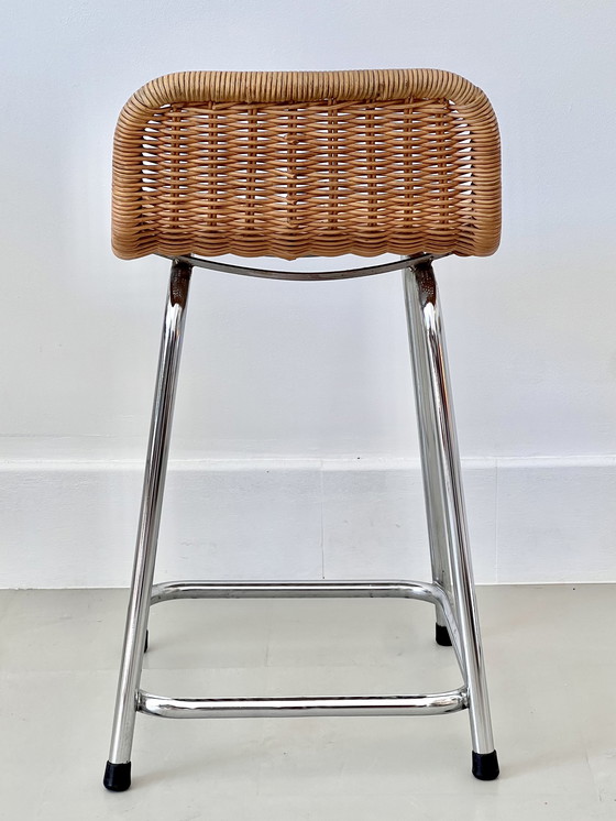 Image 1 of Barkruk vintage, Dirk van Sliedregt, Pays-Bas années 1970 (4 beschikbaar)