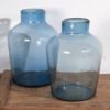 Antique blue flasks (c.1920). Set of 2 pieces #31 – Decorative Objects (photo 9 of 16)