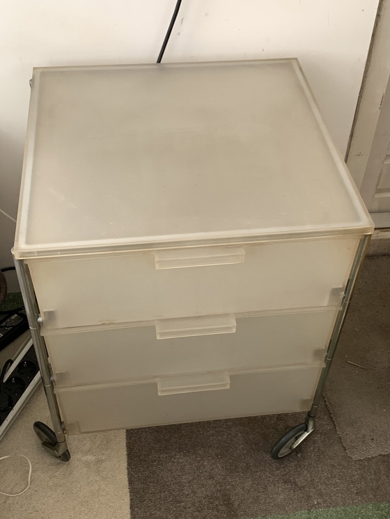 Image 1 of Kartell Mobil 3 cassettiere colore ghiaccio (2 pezzi)