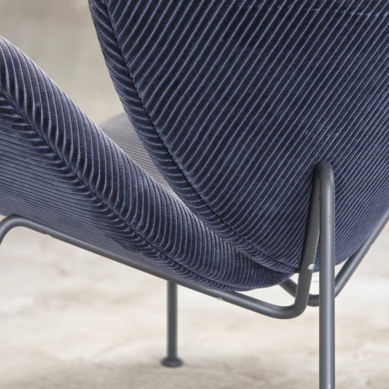 Artifort Orange Slice, Pierre Paulin, Lounge design chair – Armchairs, polished steel, Velvet, Vintage (photo 13 of 15)
