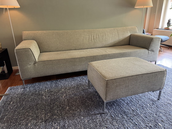 Image 1 of Divano Bloq a 4 posti più pouf di Design on Stock