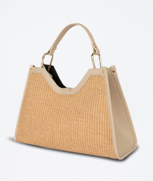 Sac à main beige